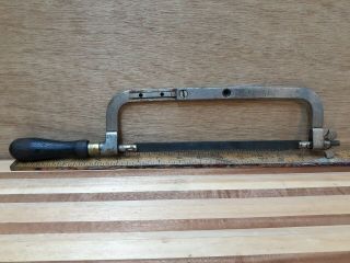 Vintage Millers Falls Adjustable Hacksaw Batwing Adjuster 6 - 12 Inch Blade