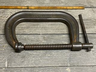 Vintage Wilton C - Clamp 406 Heavy Duty Forge Steel 6 " Usa