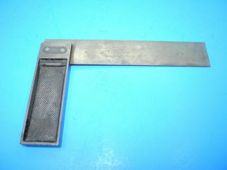 6 " Stanley No 2 Improved Try Square Type One Patent Date Marked In Lead Infill