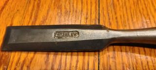 Antique Stanley Wood Handle Chisel 3/4 