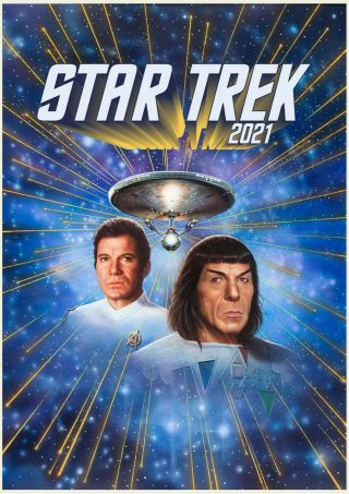 2021 Wall Calendar [12pg A4] Star Trek Characters Crew Vintage Movie M3 - 1526