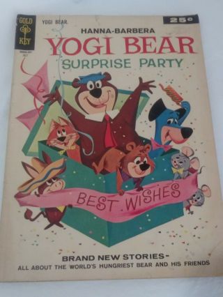 July 1963 Yogi Bear Surprise Party Comic Gold Key.  B25