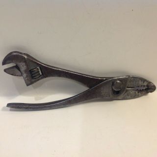 Vintage Diamalloy Handiman 5.  75 " Pliers,  Crescent Wrench,  Screwdriver