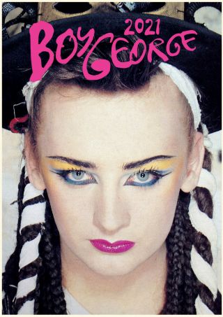 2021 Wall Calendar [12 Page A4] Boy George Vintage Music Poster Photo M1260