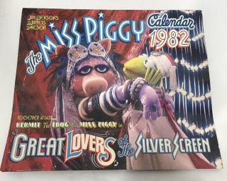Jim Henson Muppets Miss Piggy 1982 Calendar Great Lovers Of The Silver Screen