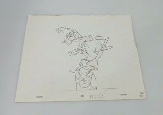 The Pink Panther Animation Cel Hand Drawn Sketch Pencil Art & Cert Of Auth 5