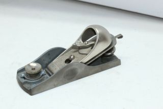 Antique Craftsman Low Angle Adjustable Mouth Block Plane Similar To Stanley 220