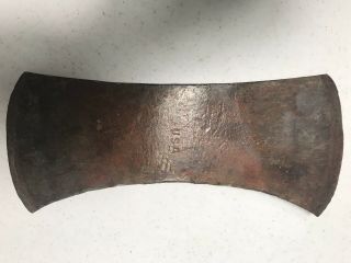 Vintage Double Bitted Axe Head Usa