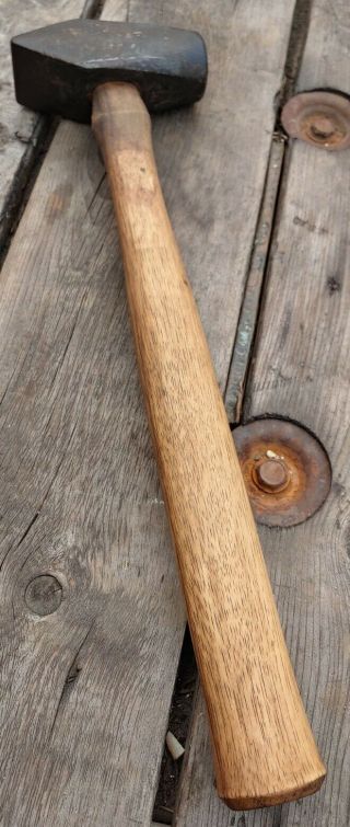 Vintage Riveting Hammer Machinist Blacksmith Cross Peen Hammer Pexto 2 Lb Pound