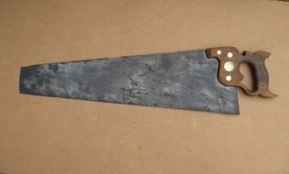 Disston 7 Hand Saw - Has The One Son Etch - Being As A Collectible.