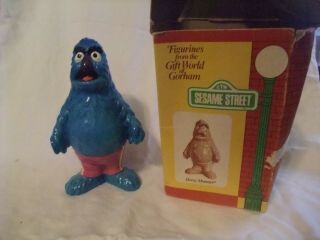 Figurines From The Gift World Of Gorham Sesame Street Herry Monster