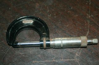 Vintage Starrett Micrometer 0 - 1 Inch No.  436 Machinist Tool