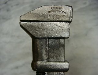Antique Coe ' s Perfect Handle Design Monkey Wrench,  8 - 5/16 