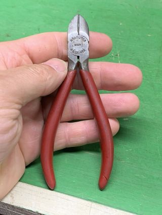 Rare Vintage Kraeuter & Co No 4501 Tools Diagonal Pliers 4 - 1/2 " Long