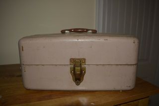 Vintage Union Steel Chest Corp.  Fishing Tackle / Tool / Utility Metal Box Usa