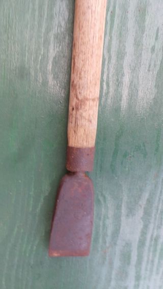 Antique Old Wood Handle with Chisel VERY DIFFERENT 3