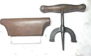 (2) Tools - - - - A Sleeker W/glass Polisher.  And A Very Unusual Clamp.