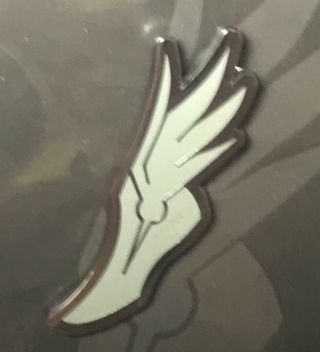 Official Rooster Teeth Rwby Villains Mercury Black Emblem Metal Pin