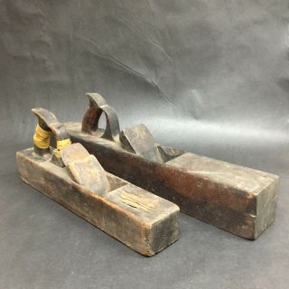 2 Antique Wooden Wood Planes Available