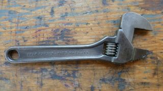 Vintage Carll Wrench 8 Inch P.  T.  Co.  Flip Jaw