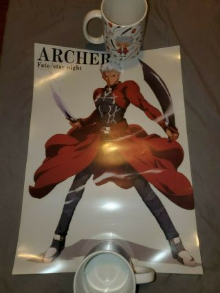 Fate Stay Night Unlimited Blade Archer Emiya Clear Poster
