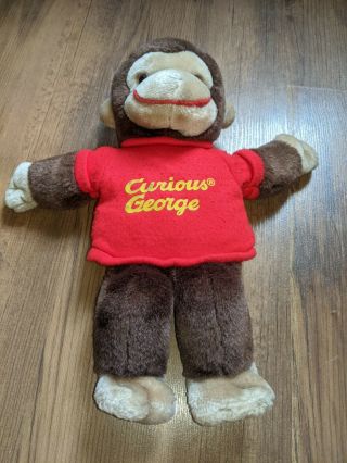 Vintage 1990s Curious George Monkey Hand Puppet