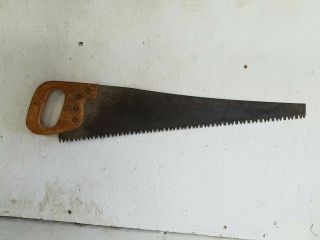 Vintage Crosscut Hand Saw Logging Carpentry Woodworking Tool Antique Decor