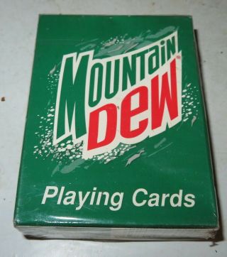 Mountain Dew Vintage Playing Cards 6922 Old Stock Hoyle Set Usa