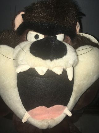 Vintage Looney Tunes Taz Stuffed Animal 1995