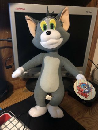 Tom And Jerry Plush 15 " Tom Cat Toy Factory Stuffed Animal