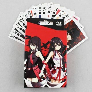 Japan Anime Akame Ga Kill Mine Leone Esdeath Cosplay Pokers Cards Playing Cards