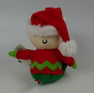 NWT Peanuts Charlie Brown Musical Santa Christmas Plush Toy Decor Collectible 3