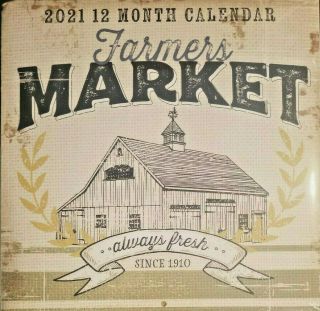 2021 Farmers Market Wall Calendar