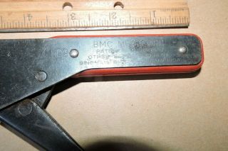 VINTAGE BMC MFG CORP No.  9 Locking Grip Type Pliers 8.  5” Binghamton NY PAT PEND 3
