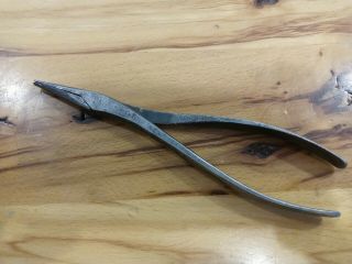 Vintage Wards Master Quality Duck Bill Pliers 8 " Long