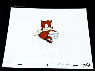 Adventures Of Sonic The Hedgehog Hand Painted Tails Cel Dic