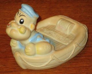 Vintage Stahlwood Toy Rubber Bath Toy Popeye The Sailor Man