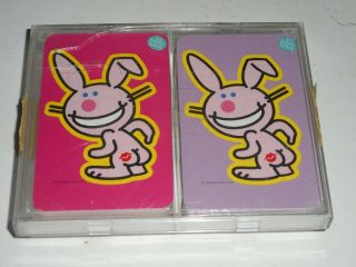2 Decks Happy Bunny Playing Cards All Different Illustrations Usa