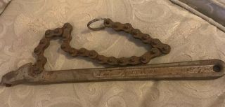 Vintage Craftsman Chain Wrench Made In Usa