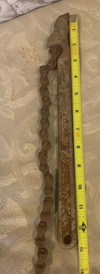 Vintage Craftsman Chain Wrench Made In USA 2