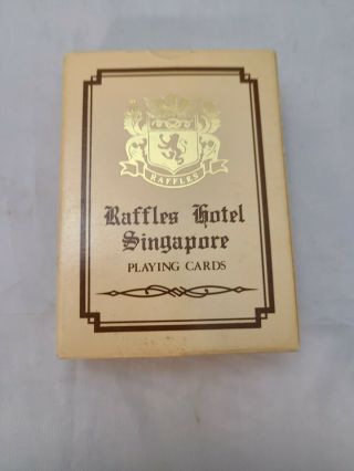 Raffles Hotel Singapore Complete Deck Playing Cards