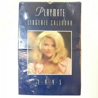 Playmate Lingerie Wall Calendar With Anna Nicole Smith Cover 1995 Playboy 17x12