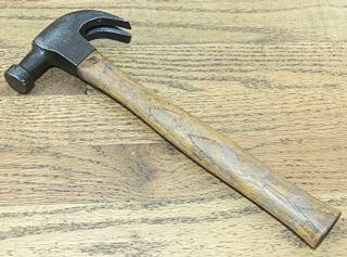 16 Oz.  E.  C Simmons Keen Kutter Claw Hammer W/original Handle - Antique Hand Tool