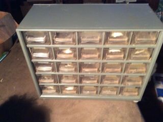 Vintage Parts Cabinet - 25 Drawer