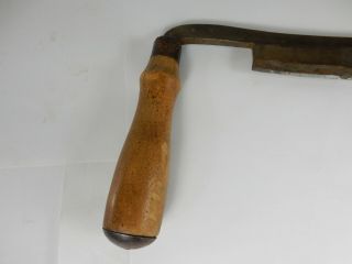 Antique Woodworking Draw Knife No.  8 with Wood Handles,  user 2