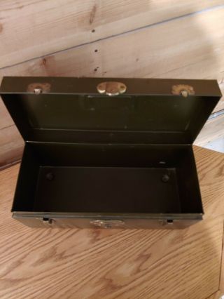VINTAGE INDUSTRIAL GQ ELECTRIC COMPANY TOOL BOX GENERAL ELECTRIC 2