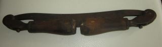 Unusual antique scraping plane with folding handles 3
