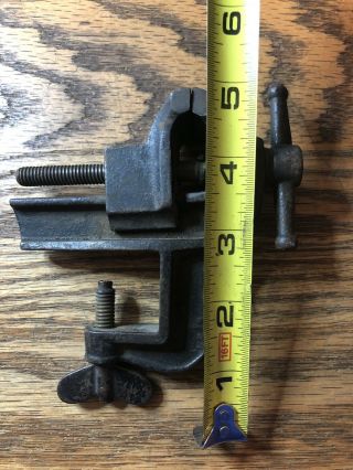 Vintage antique jewelers machinist clamping Vise gunsmith watchmaker: See Photo 2