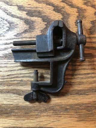 Vintage antique jewelers machinist clamping Vise gunsmith watchmaker: See Photo 3