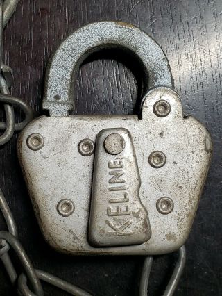 Vintage Keline Lock and Key 2